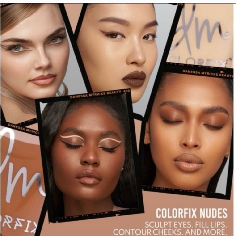 NIB Danessa Myricks Beauty Colorfix Nudes Waterproof Pigment Paint Nude 5 Sealed - Picture 3 of 7